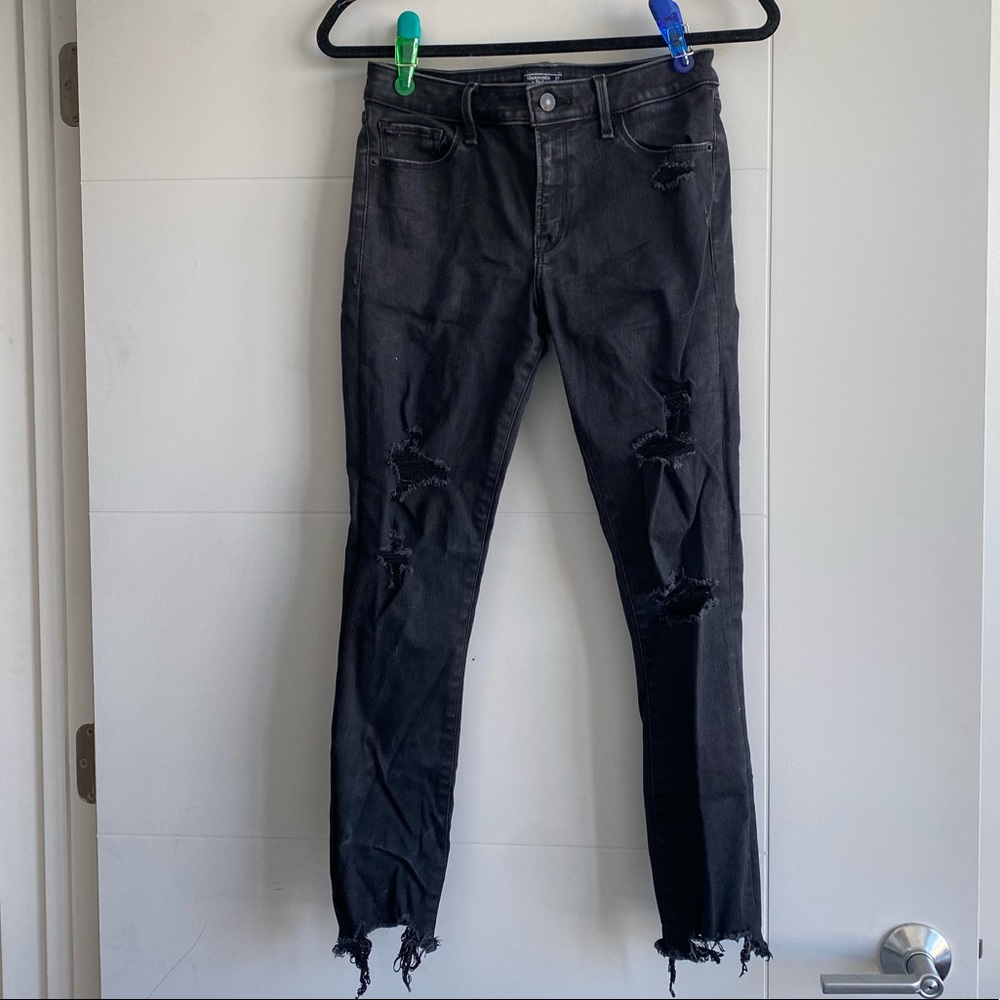Abercrombie & Fitch Simone Mid Rise Super Skinny Ankle